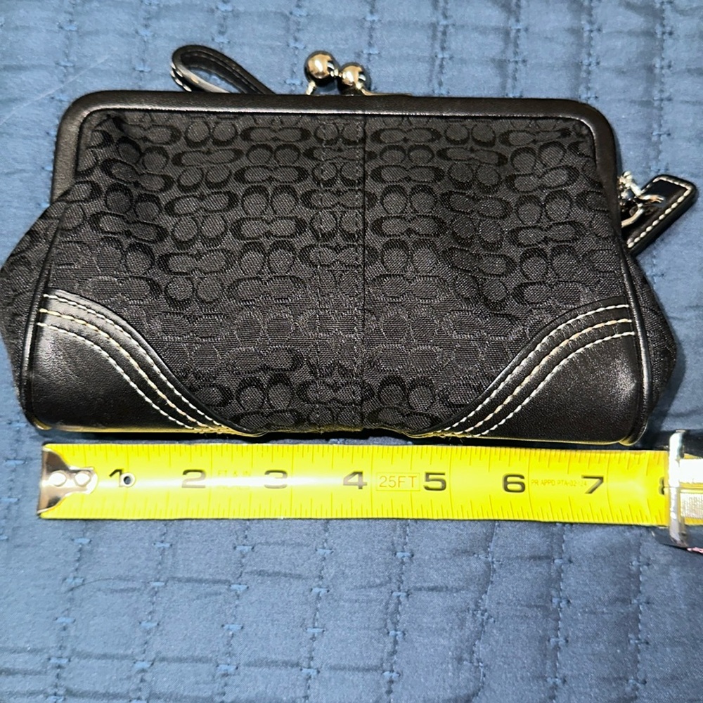 Black Coach Clutch